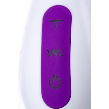 Фиолетовый вибратор JOS TATY с пульсирующими шариками - 21,5 см. фото 8