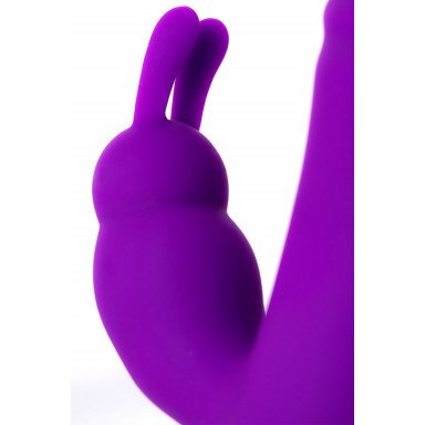 Фиолетовый вибратор JOS TATY с пульсирующими шариками - 21,5 см. фото 9