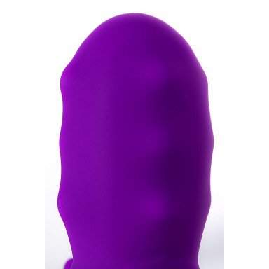 Фиолетовый вибратор JOS TATY с пульсирующими шариками - 21,5 см. фото 10