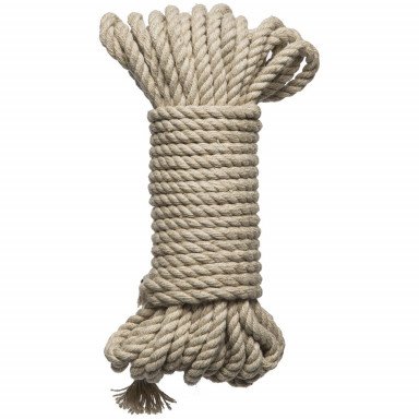 Бондажная пеньковая верёвка Kink Bind Tie Hemp Bondage Rope 30 Ft - 9,1 м., фото