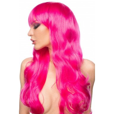Ярко-розовый парик Акэйн фото 2