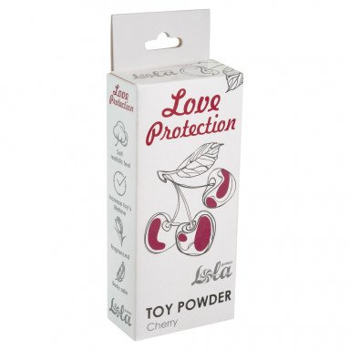 Пудра для игрушек Love Protection с ароматом вишни - 15 гр. фото 2