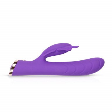 Фиолетовый вибратор-кролик The Princess Butterfly Vibrator - 20,5 см. фото 5