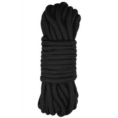 Черная веревка для шибари Bind Love Rope - 10 м., фото