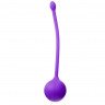 Фиолетовый металлический шарик с хвостиком в силиконовой оболочке, фото