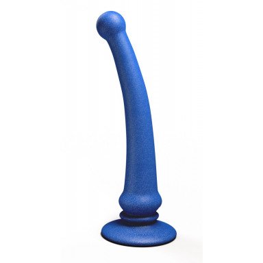 Синий анальный стимулятор Rapier Plug - 15 см., фото