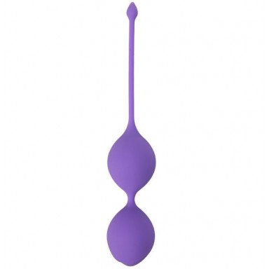 Фиолетовые вагинальные шарики SEE YOU IN BLOOM DUO BALLS 36MM, фото