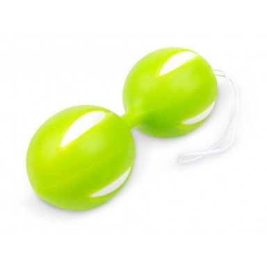 Зеленые вагинальные шарики с петелькой фото 2