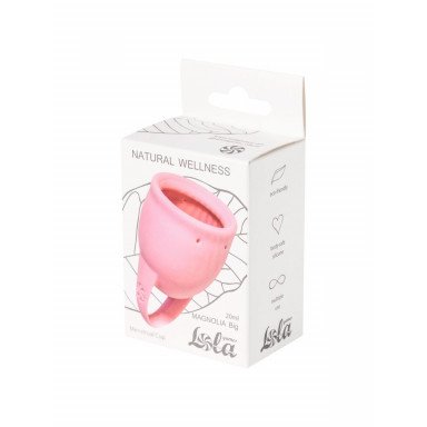 Розовая менструальная чаша Magnolia - 20 мл., фото