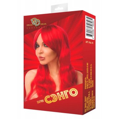 Красный парик Сэнго фото 3
