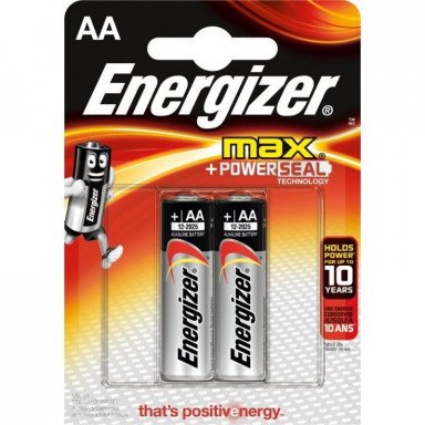 Батарейки Energizer MAX E91/AA 1,5V - 2 шт., фото