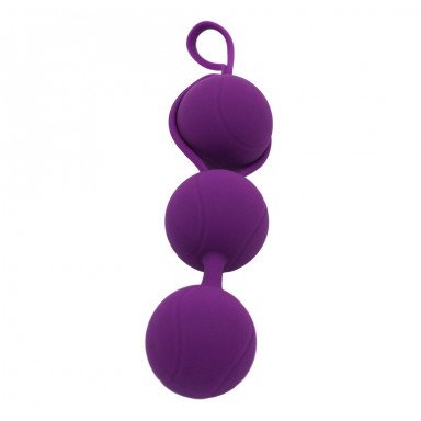 Фиолетовый набор для тренировки вагинальных мышц Kegel Balls фото 3