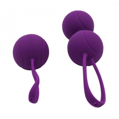 Фиолетовый набор для тренировки вагинальных мышц Kegel Balls фото 4
