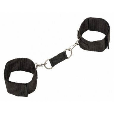 Черные наручники Bondage Collection Wrist Cuffs, фото