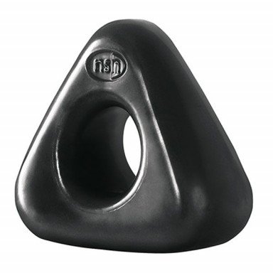 Черное треугольное эрекционное кольцо RENEGADE JUNK PUSHER, фото
