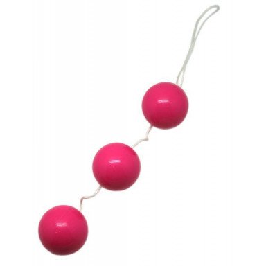 Розовые тройные вагинальные шарики, фото