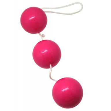 Розовые тройные вагинальные шарики фото 3
