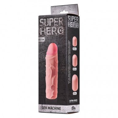 Фаллоудлинитель SUPER HERO Sex Machine - 15,5 см. фото 2