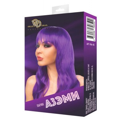 Фиолетовый парик Азэми фото 3