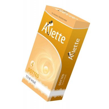 Презервативы Arlette Dotted с точечной текстурой - 12 шт., фото