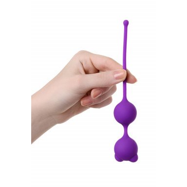 Фиолетовые вагинальные шарики A-Toys с ушками фото 3