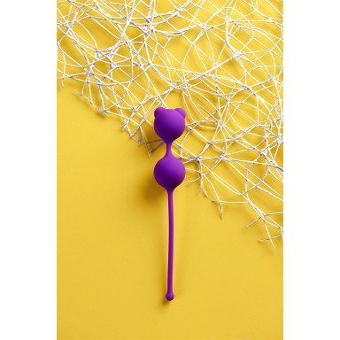 Фиолетовые вагинальные шарики A-Toys с ушками фото 6