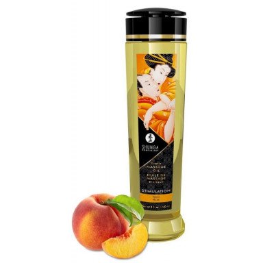 Массажное масло для тела с ароматом персика Stimulation - 240 мл., фото