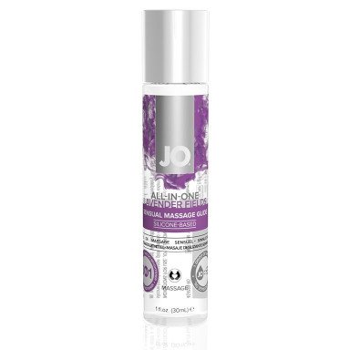 Массажный гель ALL-IN-ONE Massage Oil Lavender с ароматом лаванды - 30 мл., фото