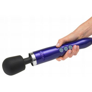 Фиолетовый вибратор Doxy Die Cast Wand Massager - 34 см. фото 3
