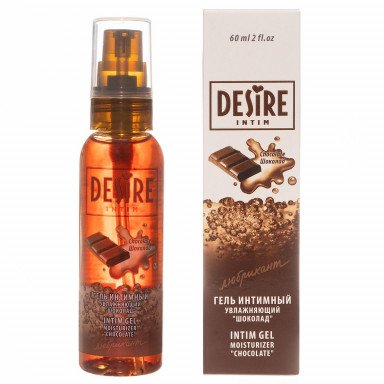 Интимный гель-лубрикант DESIRE с ароматом шоколада - 60 мл., фото