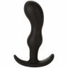 Черная анальная пробка для ношения Mood Naughty 2 4.5 Silicone - 11,4 см., фото