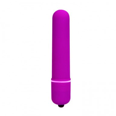 Фиолетовая вытянутая вибропуля Baile Magic x10 - 10,2 см. фото 2