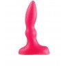 Розовый анальный стимулятор Beginners p-spot massager - 11 см., фото