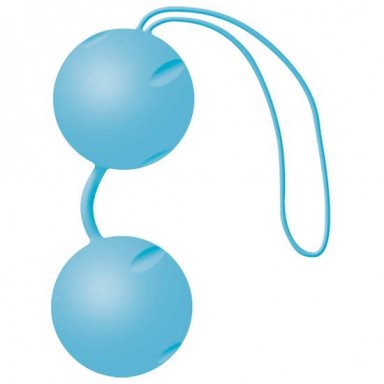 Голубые матовые вагинальные шарики Joyballs, фото