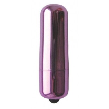 Фиолетовая гладкая вибропуля Erowoman-Eroman - 5,5 см., фото