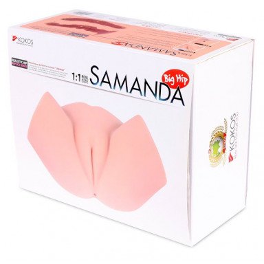 Мастурбатор-полуторс с вагиной и анусом Samanda фото 3