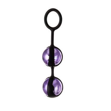 Фиолетово-чёрный набор вагинальных шариков TOYFA A-toys фото 3