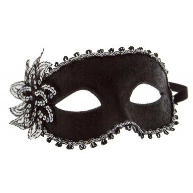Карнавальная маска с цветком Venetian Eye Mask, фото