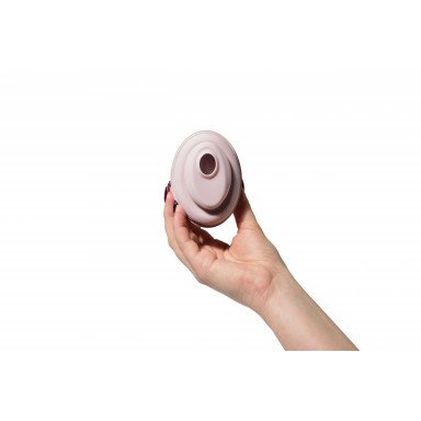 Нежно-розовый вакуумный стимулятор Baci Premium Robotic Clitoral Massager фото 5