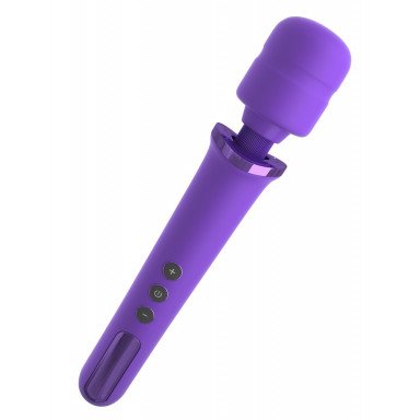 Фиолетовый вибромассажер Rechargeable Power Wand, фото