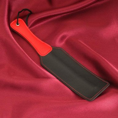 Черная шлепалка Хлопушка с красной ручкой - 32 см., фото