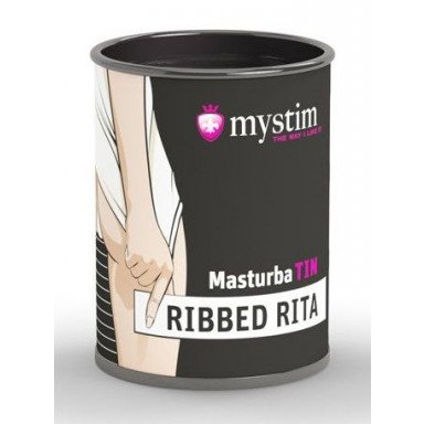 Компактный мастурбатор MasturbaTIN Ribbed Rita фото 2