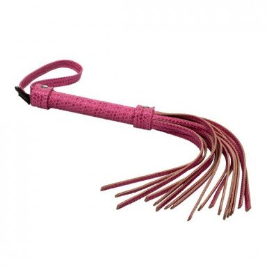 Розовая плеть Tickle Me Pink Flogger - 45,7 см. фото 2
