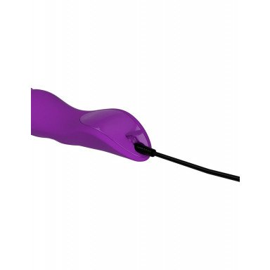 Фиолетовый вибратор-жезл Body Recharger фото 4
