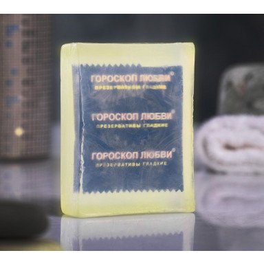 Светящееся мыло Экстренная помощь с презервативом - 105 гр., фото