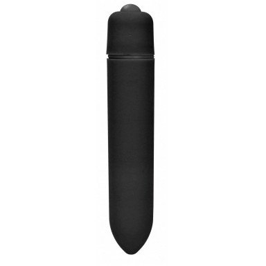 Черная вибропуля Speed Bullet - 9,3 см., фото