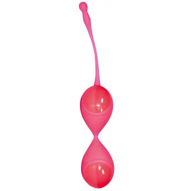 Розовые вагинальные шарики с хвостиком для извлечения, фото