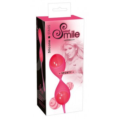 Розовые вагинальные шарики с хвостиком для извлечения фото 2