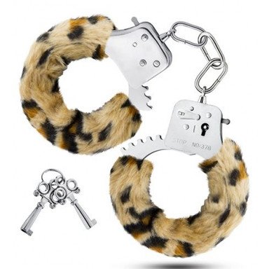 Леопардовые игровые наручники Cuffs, фото