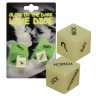 Кубики для любовных игр Glow-in-the-dark с надписями на английском, фото